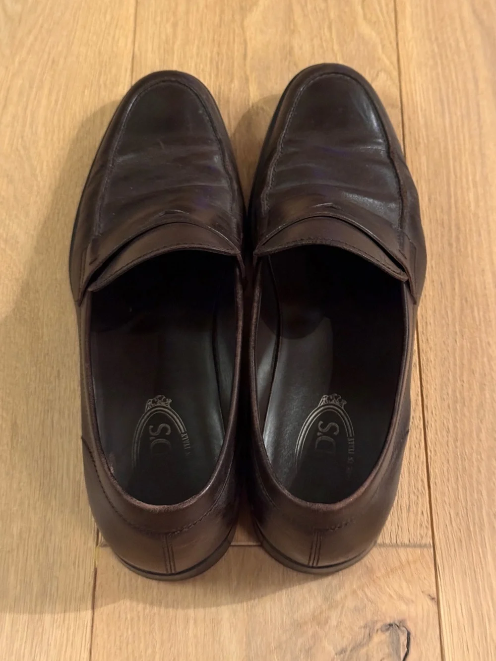 Men's Tod’s Penny Loafers in Dark Brown